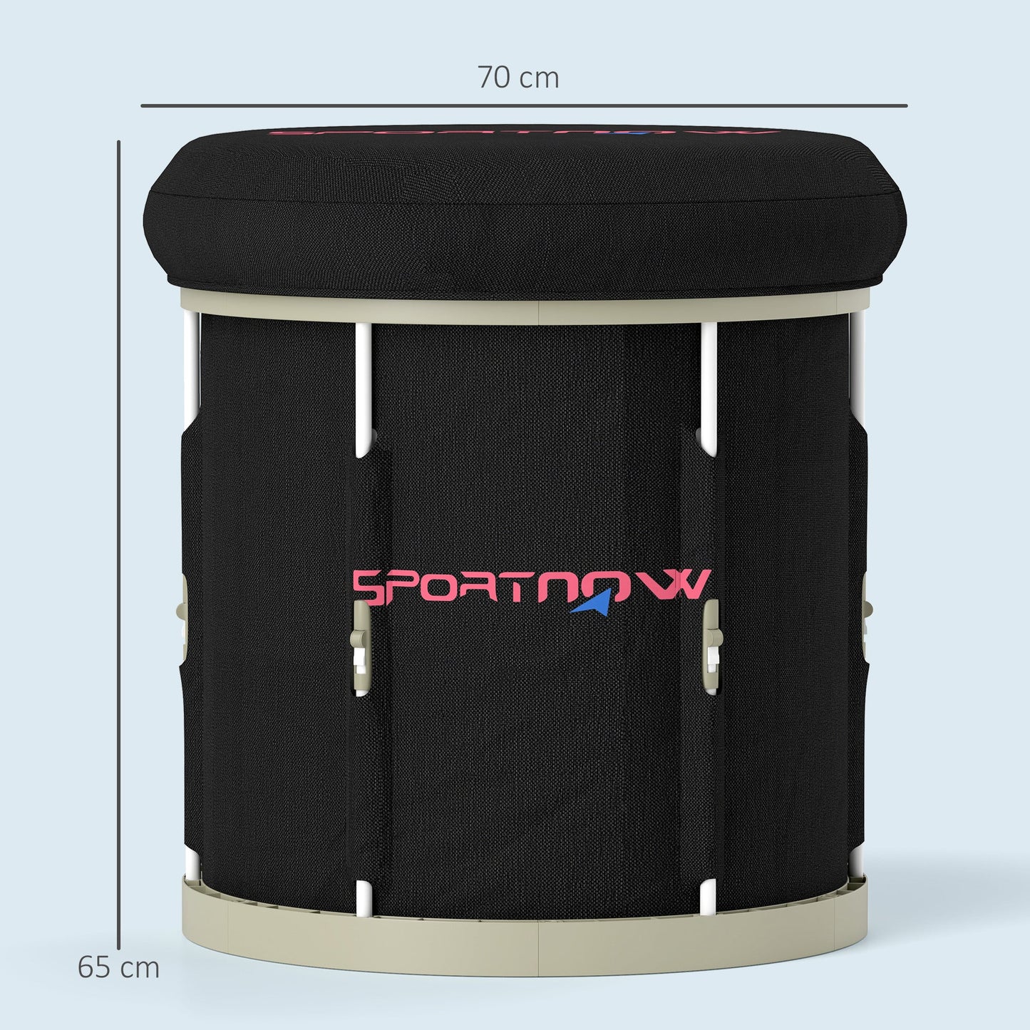 CryoPeak 210L Portable Ice Bath with Lid and Carry Bag