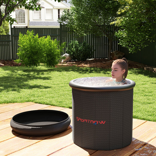 CryoPeak 300L Portable Ice Bath with Lid and Carry Bag