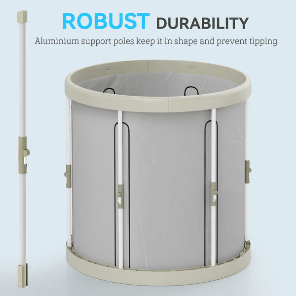CryoPeak 210L Portable Ice Bath with Lid and Carry Bag