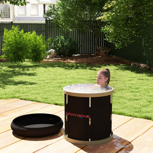 CryoPeak 210L Portable Ice Bath with Lid and Carry Bag